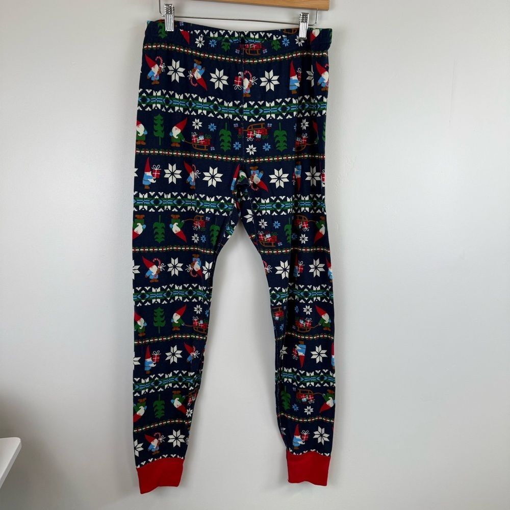 Hanna Andersson Adult Holiday Long John Pajama Pant Size Large 66994 Gnome